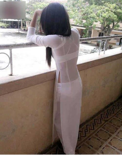 chup len flickr thieu nu mac ao dai goi cam hinh anh 6