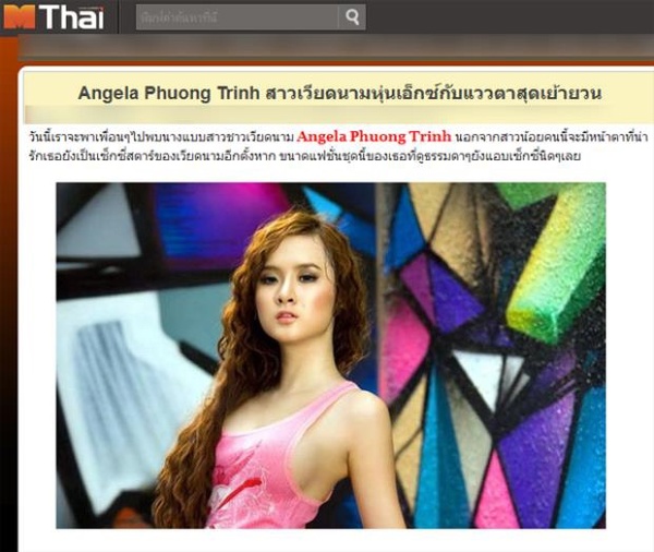 Bộ ảnh nóng gây phản cảm của Angela Phương Trinh trên báo nước ngoài
